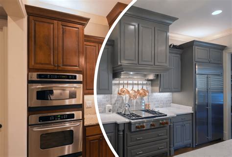 Refinish kitchen cabinets without stripping. Cabinet Refinishing Nashville | N-Hance Wood Refinishing in Franklin, TN