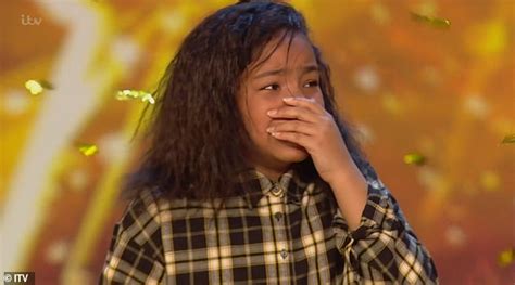 BGT S Simon Cowell Pushes His Golden Buzzer For Fayth Ifil 12 After
