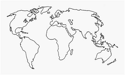 Blank World Map Atlas Hd Png Download Kindpng