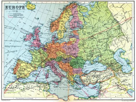 Detailed Map Of Europe In 1936 Maps On The Web