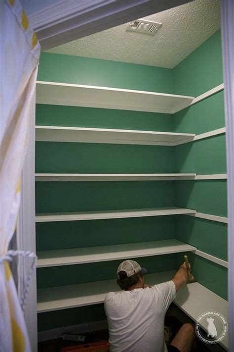 Diy walk in closet shelves. how to build pantry shelves - easy step by step tutorial ...