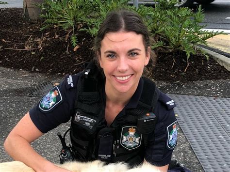 Qld Police Twitter Facebook Go Crazy For Photo Of Hot Female Cop The Courier Mail