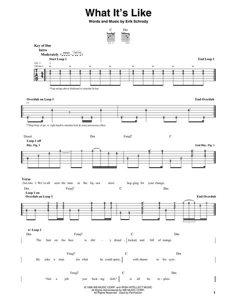 What S It Like Guitar Lead Sheet Print Sheet Music Now