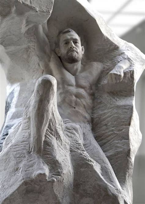 Conor Mcgregor Given Bizarre Sculpture For 30th Birthday As Artist Depicts The Notorious Naked