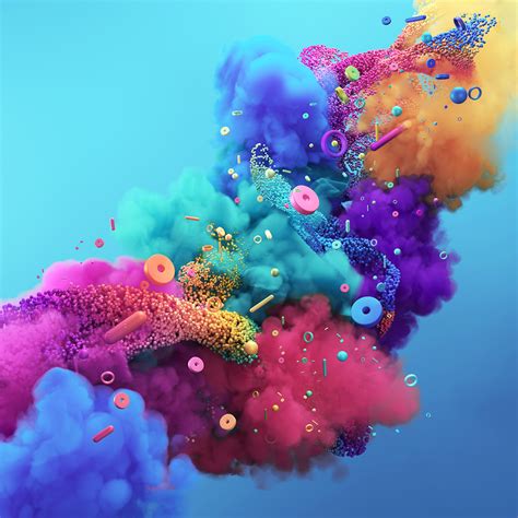 Android Wallpaper Vz04 Digital Art Color Rainbow Pattern