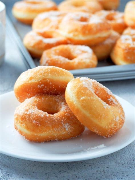 Basic Fried Donuts Recipe Easy Donut Recipe Fried Donuts Homemade