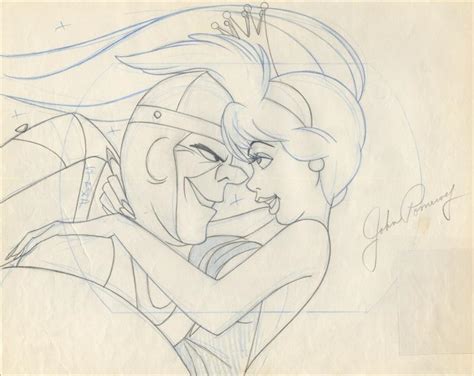 Don Bluth Dragon S Lair Terrific Dirk Daphne Animation Drawing