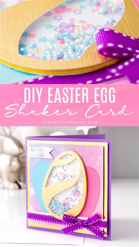 Easter Egg Diy Shaker Card Freebie The Crafting Nook
