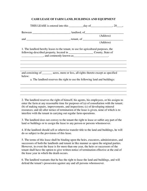 A standard form of contract is a contract between two parties, where the terms and conditions of the contract are set by one of the parties, and the other party has little or no ability to negotiate more favorable terms and is thus placed in a take it or leave it position. FREE 7+ Farm Contract Forms in PDF | MS Word | Excel