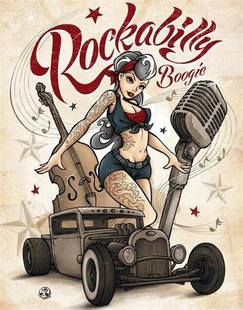 69 Best Images About Rockabilly Poster On Pinterest Rock Roll Poster