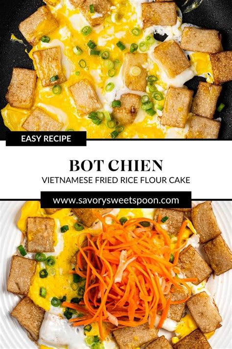 Vietnamese Street Food The Bột Chiên Is Made By Frying Rice Flour Cake