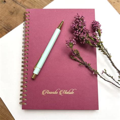 Classic Personalised Journal Love Letters Stationery