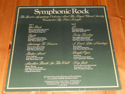Symphonic Rock The London Symphony Orchestra Kraków Kup Teraz Na