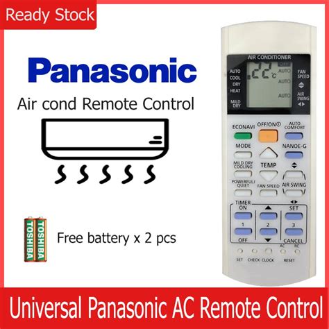 How to check panasonic aircon error code. Panasonic Air Cond Aircon Aircond Remote Control ECONAVI ...