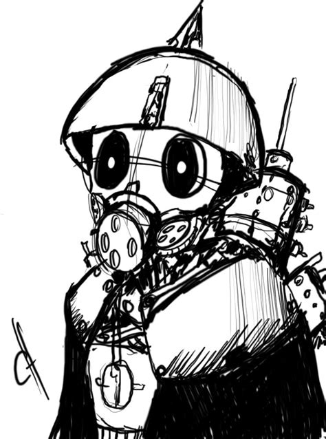 Gas Mask Soldier By Magicalmeepo On Deviantart
