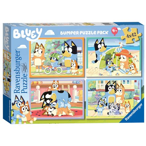 Ravensburger Bluey Bumper Puzzle Pack 4x42 Piece