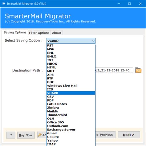 How To Importexport Contacts Of Smartermail To Vcard Vcf Files