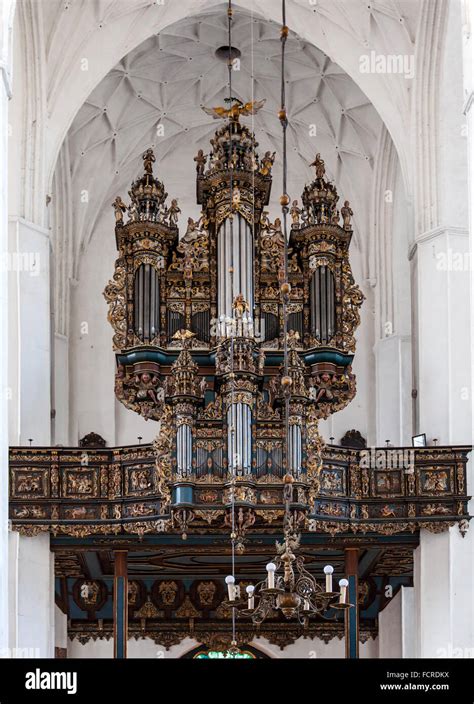 Baroque Church Pipe Organ In Gdansk Cathedral In Poland Stock Photo Alamy
