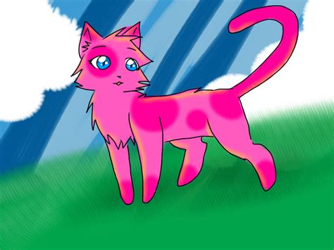 Pink Cat By Limegreenleaf On Deviantart