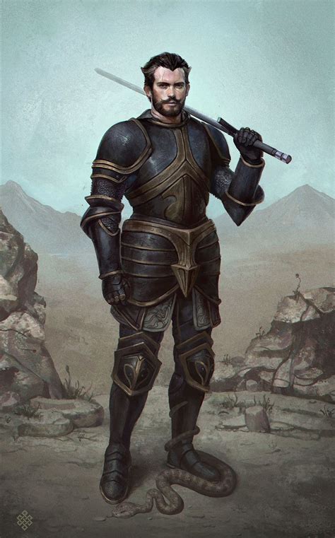 Artstation The Knight Gerry Arthur Dark Fantasy Fantasy Male Fantasy Armor Medieval