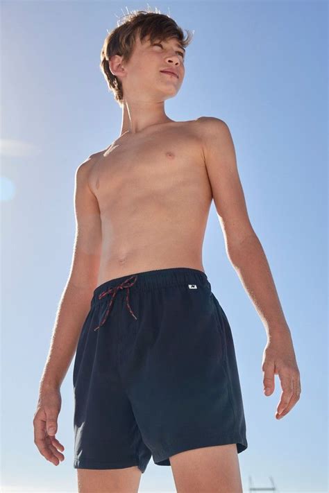 Boys Next Navy Shorter Length Swim Shorts 15 16yrs Blue Cute