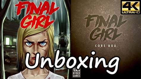 Unboxing Final Girl Youtube