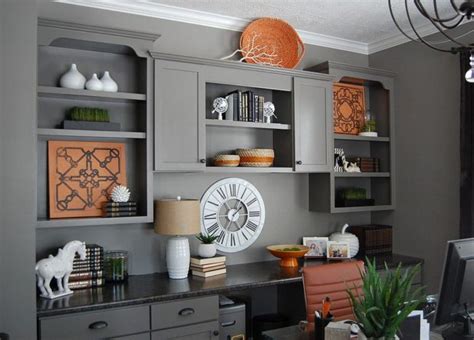 20 Colorful Ways To Enliven Your Gray Home Office