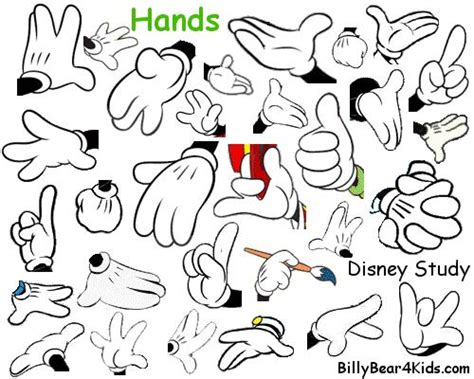 Mickey Mouse Hands Or Gloves Templates Oh My Fiesta In English