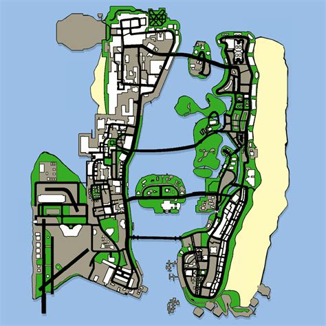 Grand Theft Auto Vice City Map Elephant Rome