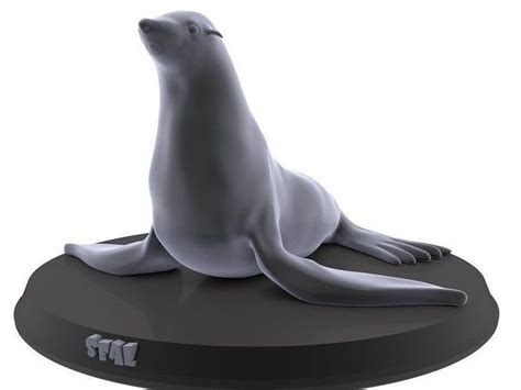 Seal Printable 3d Model 3d Printable Cgtrader