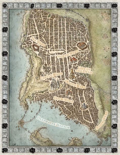 Dnd 5e Waterdeep Map