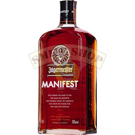 Jagermeister Manifest Likier 1l 38 Smile Shop Alkohole