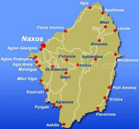 Naxos Island Guide Cyclades Greece Tour Site