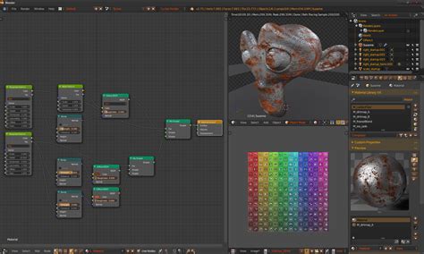 Cycles How To Create Rust Procedurally Blender Stack Exchange