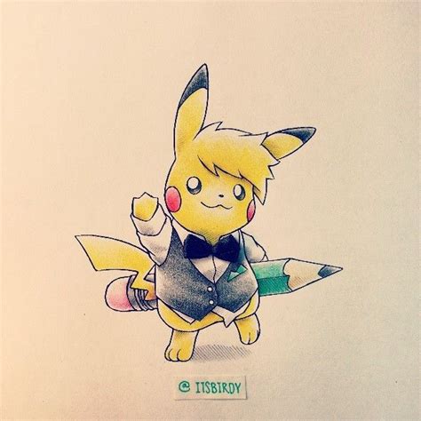 Artist Itsbirdy Pokémon Pikachu Pikachu Drawing Pikachu Art Cute