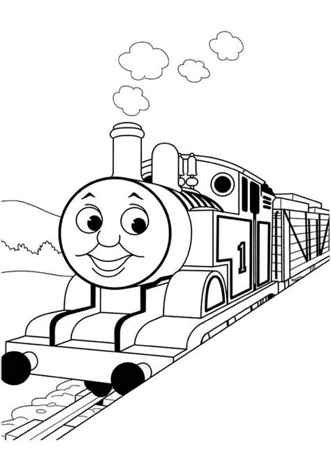 Kereta api adalah suatu bentuk transportasi, kereta api yang terdiri dari serangkaian kendaraan yang terhubung yang umumnya berjalan di sepanjang jalur kereta api. 30 Gambar Mewarnai Thomas and Friends Untuk Anak PAUD dan TK