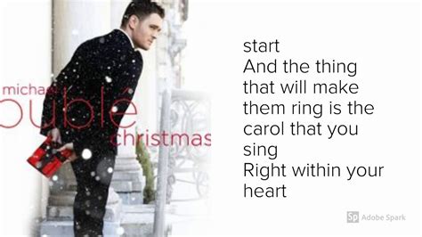 Michael Bubl Its Beginning To Look A Lot Like Christmas Lyrics