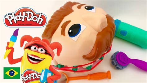 Play Doh Dentista Massinha de Modelar Fazendo Doces Dando um nome para o Boneco não pode Jose