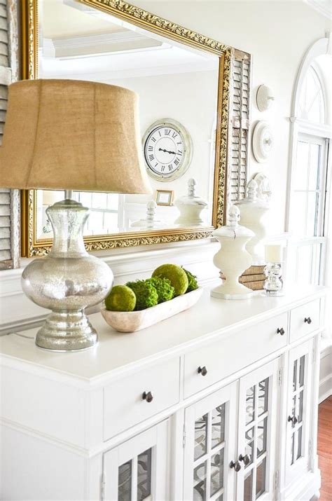 How To Decorate A Buffet Sideboard Console Or Other Flat Surface