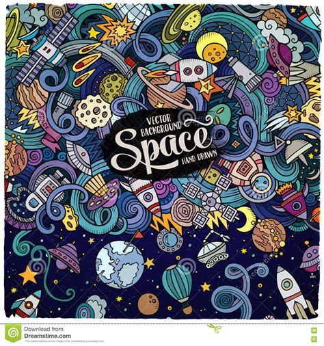 See more ideas about space doodles, cute wallpapers, galaxy wallpaper. Cartoon Cute Doodles Hand Drawn Space Illustration Stock ...