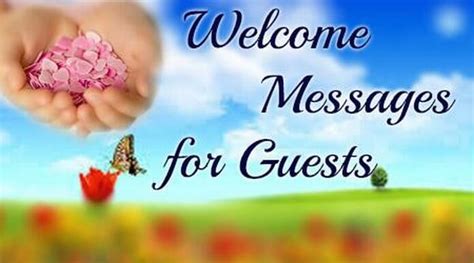 Welcome Messages For Guests Smaple Guest Welcome Message