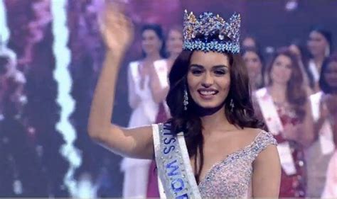 Manushi Chhillar Representing India Crowned Miss World 2017 World News