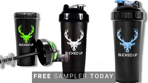 Shipping is currently free while supply lasts. Bucked Up Free Sampler. Great tasting Pre-workout provides ...
