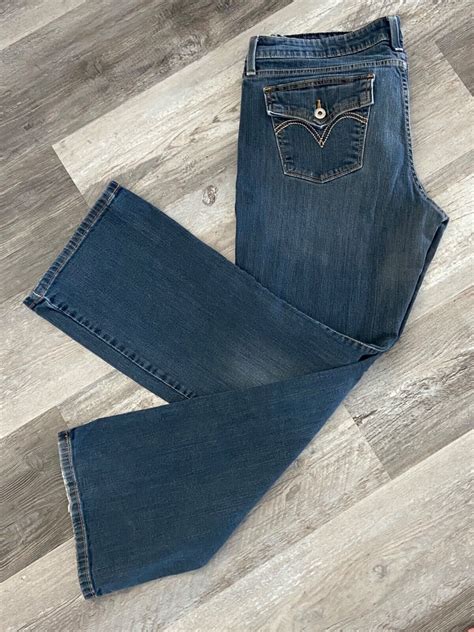 Levis 545 Low Boot Cut Womens Flap Pocket Levis Jeans Size 16 Medium