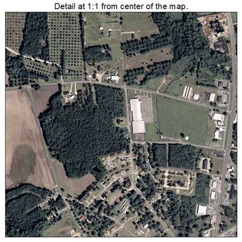 Aerial Photography Map Of Glennville Ga Georgia