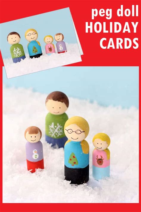 From milestones to holidays and even everyday events, we have any card you can think of. make your own peg doll family holiday cards -- unique ...