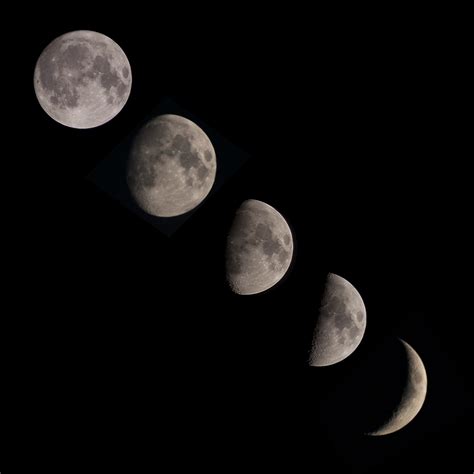 Waxing Moon Composite Stellar Neophyte Astronomy Blog