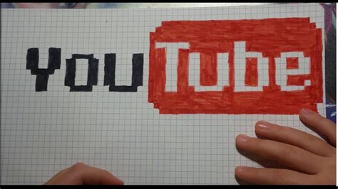 Youtube Logo Pixel Art