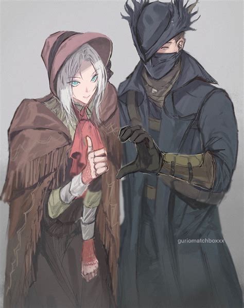 Hunter And Plain Doll Bloodborne Drawn By Guriotoko Danbooru