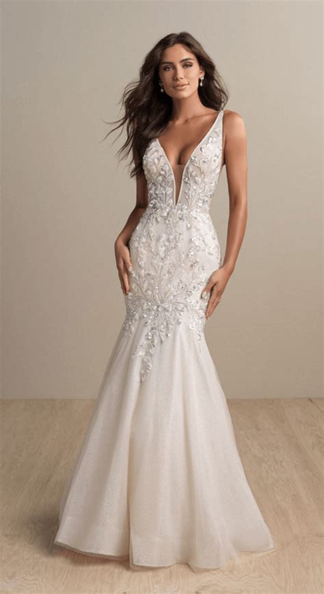 Nadine The White Dress Abella Lace Tulle Trumpet Mermaid Gown